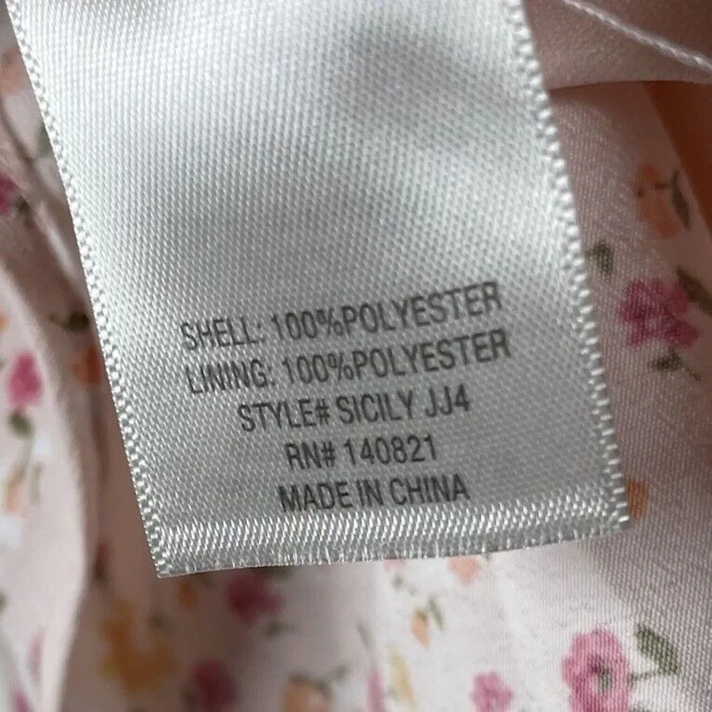 FRANCESCAS Skirt Womens Small S Mi Ami Pink Floral A-Line Mini - Picture 6 of 7